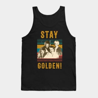 Cool Design Stay Golden Tank Top